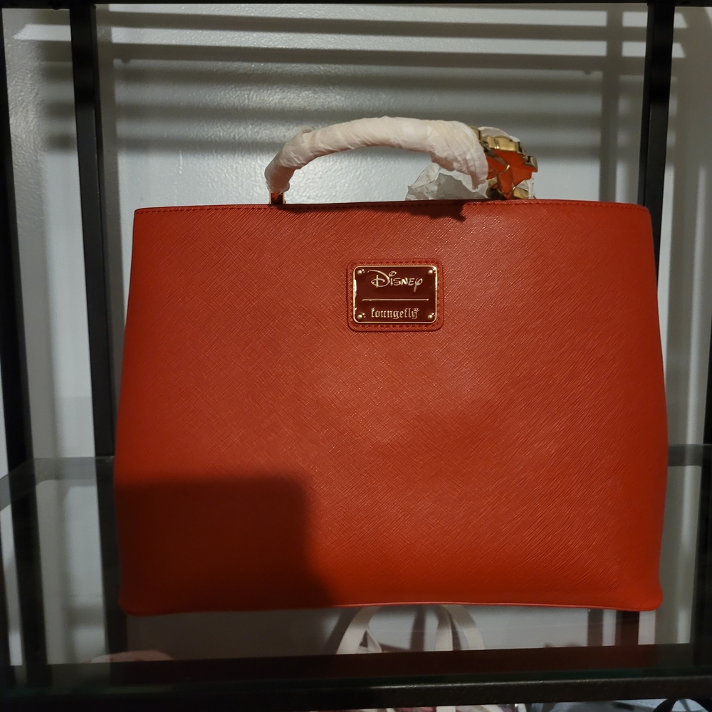 Loungefly Disney Orange Satchel Bag